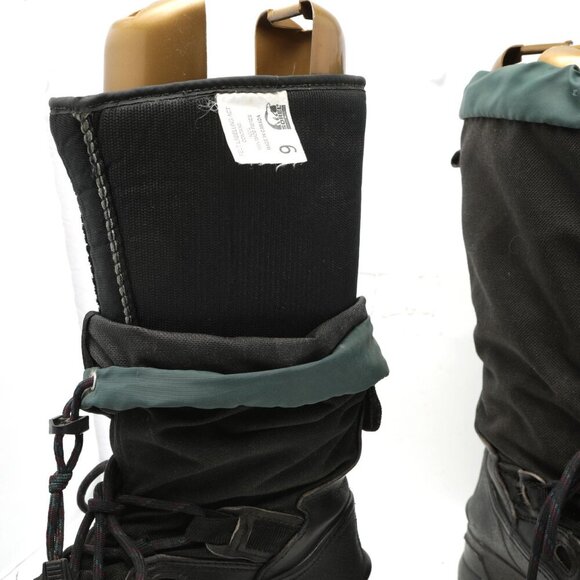 Vintage Sorel Snowfox TR Lined Winter Boots Leather Rubber Kaufman Canada Black - Picture 6 of 16
